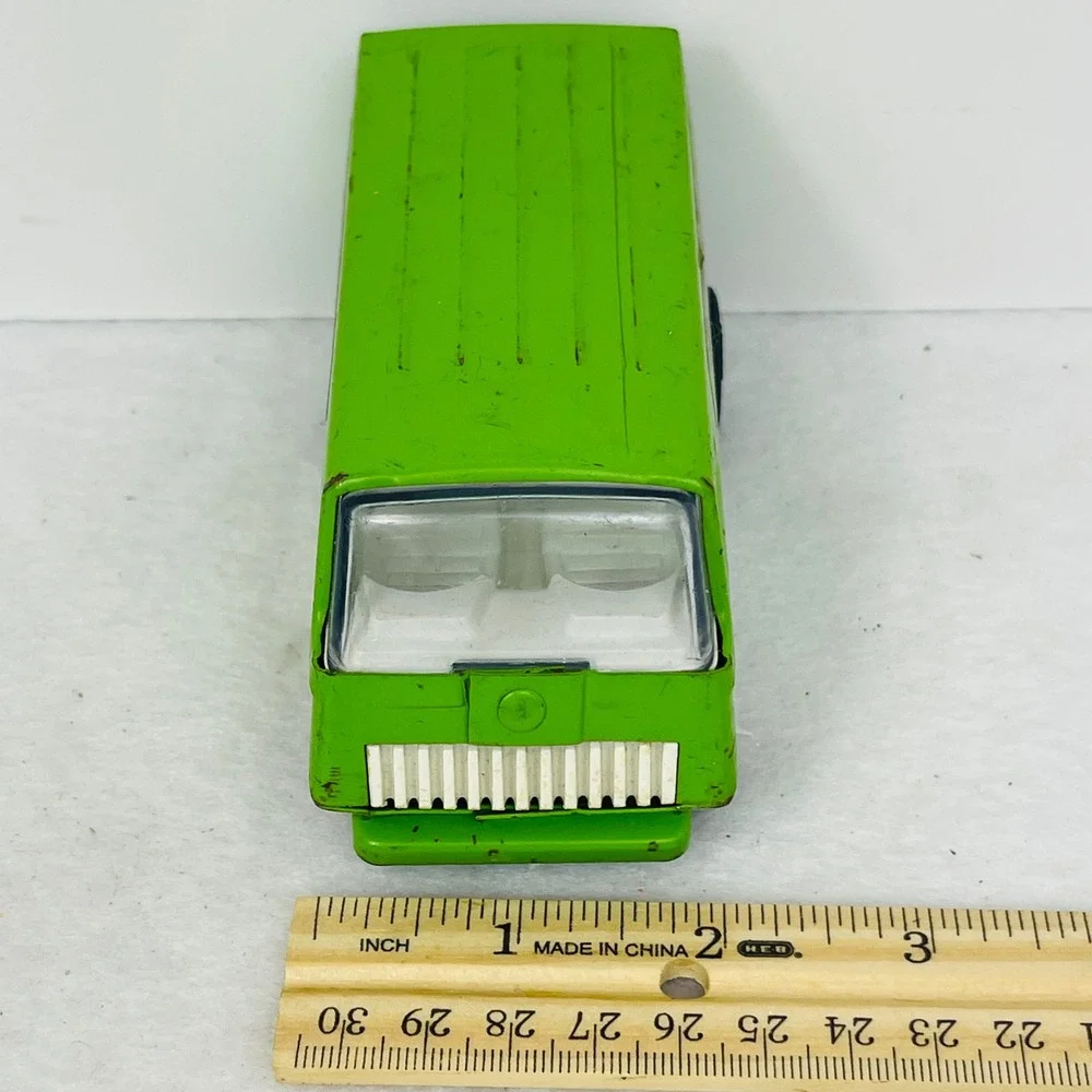 Vintage Tonka Snap Dragon Van Lime Green Metal Diecast USA 55450 Retro Toy